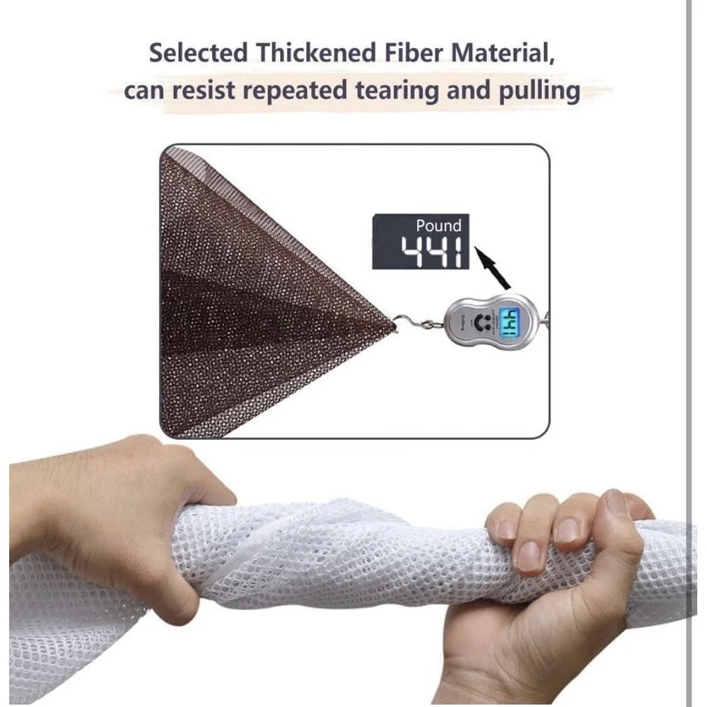 Banister Guard Balcony Netting Stairs Railing Stairs Nylon Net 10 ft L x 2.6